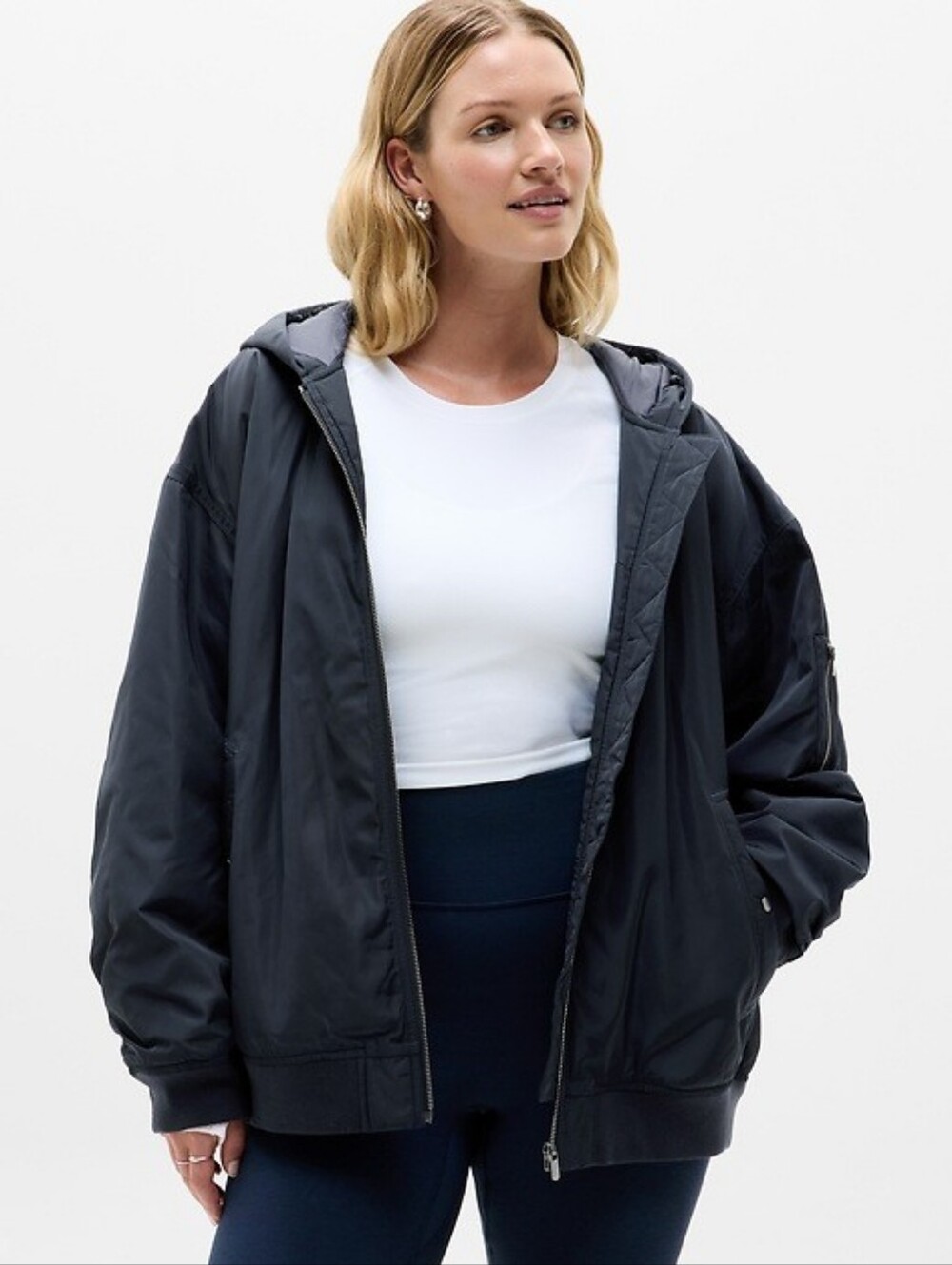 NWT Athleta Upfield Bomber Jacket Size Small
